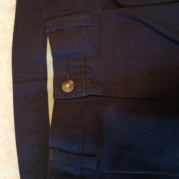 Van Heusen 32x32 navy pleated pants men - Picture 4 of 10